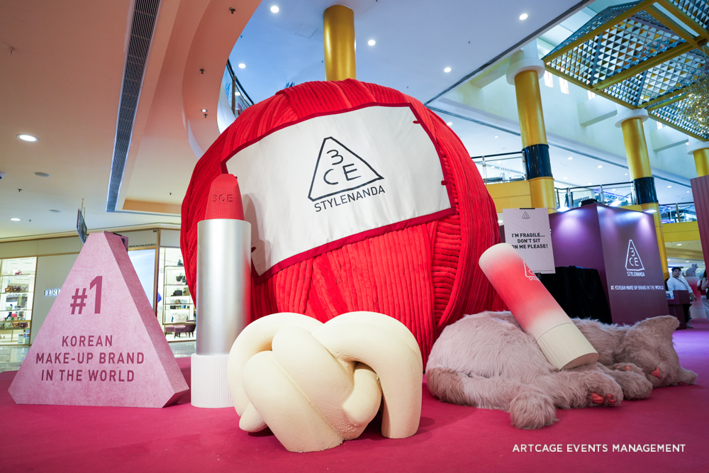 3CE CASHMERE HUG LIPSTICKS POP-UP ROADSHOW 2025 IN SUNWAY PYRAMID